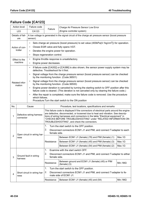 Komatsu HD465-10, HD605-10 Dump Truck Service Repair Manual - Image 4