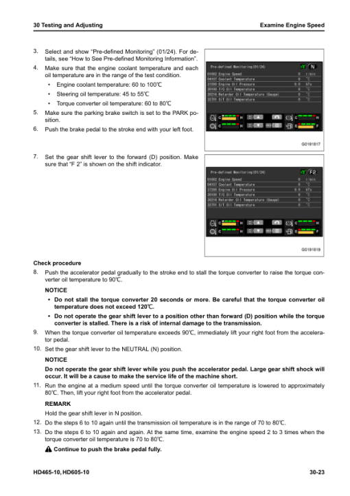 Komatsu HD465-10, HD605-10 Dump Truck Service Repair Manual - Image 2