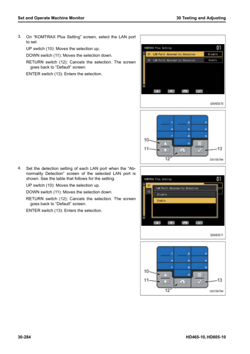 Komatsu HD465-10, HD605-10 Dump Truck Service Repair Manual - Image 3