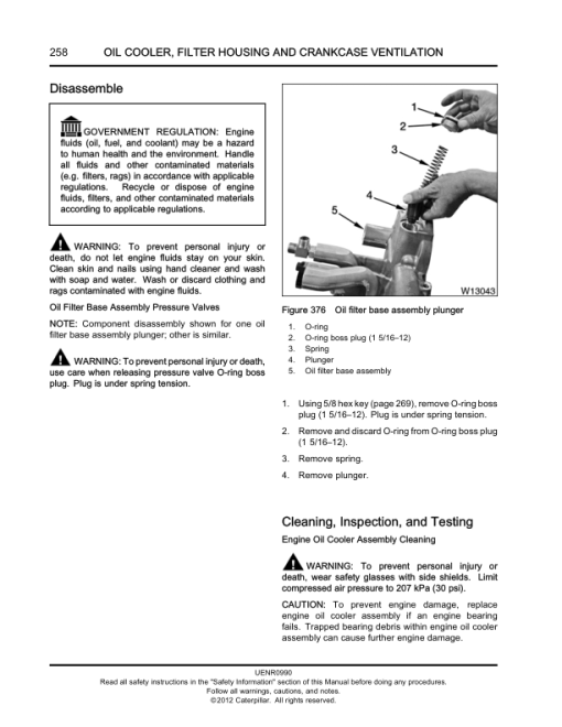 Caterpillar CAT CT15 Truck Engine Service Repair Manual (SJJ00001 and up) - Image 2