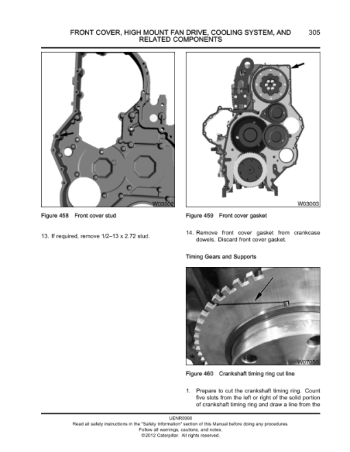 Caterpillar CAT CT15 Truck Engine Service Repair Manual (SJJ00001 and up) - Image 3