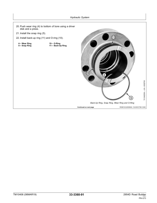 John Deere 2954D Road Builder Repair Technical Manual (TM10406) - Image 4