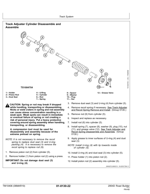 John Deere 2954D Road Builder Repair Technical Manual (TM10406) - Image 2