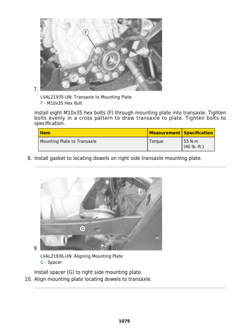 John Deere XUV625i Gator Utility Vehicle Repair Technical Manual - Image 7