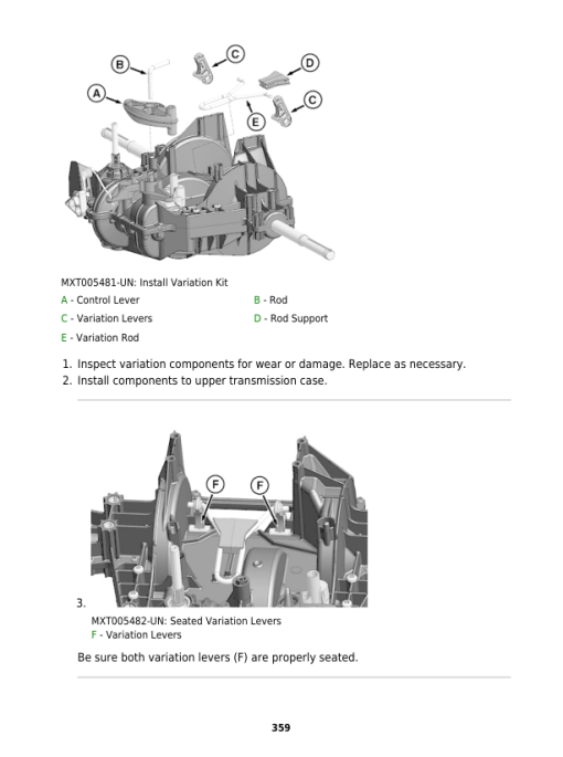 John Deere D100, D105, D110, D120, D125, D130, D140, D150, D155, D160, D170 Lawn Tractor Repair Manual - Image 2