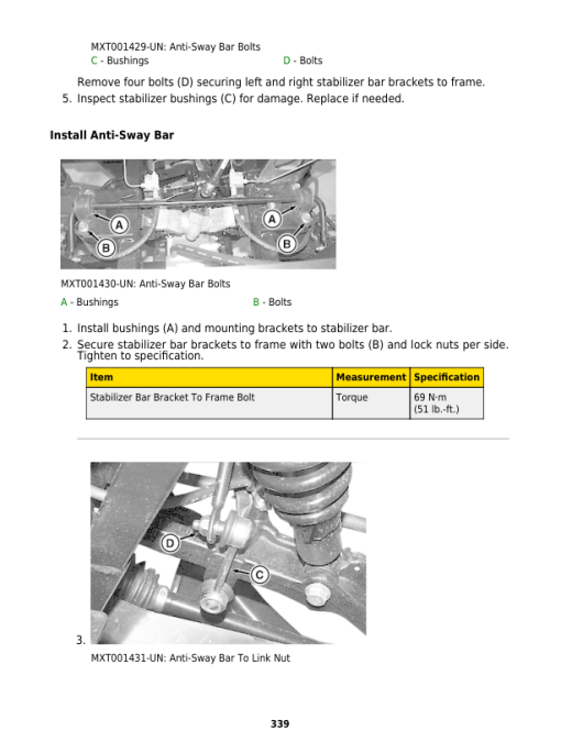 John Deere XUV560E, XUV560E S4 Gator Utility Vehicles Repair Manual (S.N 010001 - 040000) - Image 4