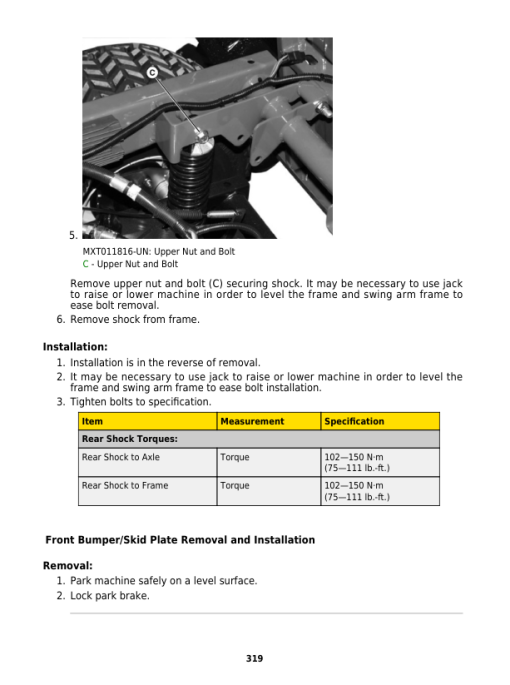 John Deere HPX615E Gator Utility Vehicles Repair Technical Manual (S.N 010001 - 040000) - Image 5