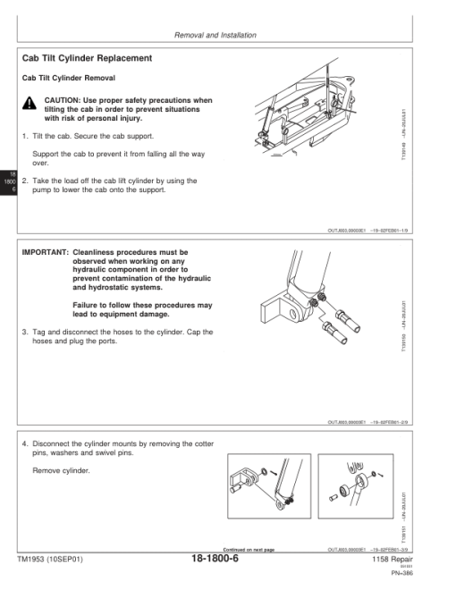 John Deere 1158 Forwarder Repair Technical Manual - (TM1953) - Image 3