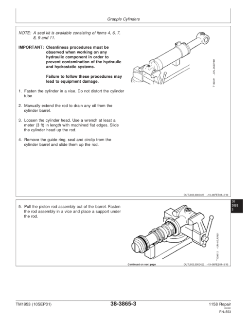 John Deere 1158 Forwarder Repair Technical Manual - (TM1953) - Image 5