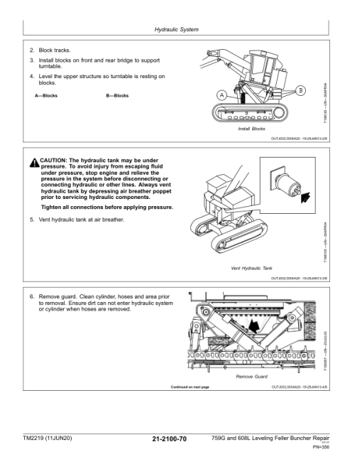 John Deere 759G, 608L Feller Buncher Repair Technical Manual - (TM2218 and TM2219) - Image 5