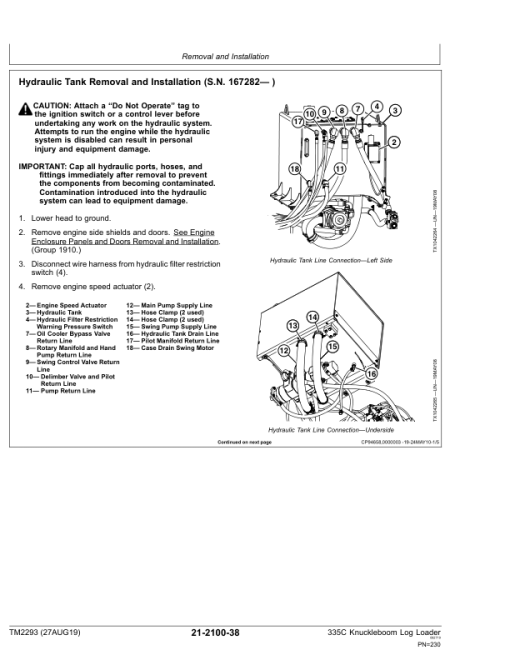 John Deere 335C Knuckleboom Log Loader Repair Technical Manual - (TM2293) - Image 4