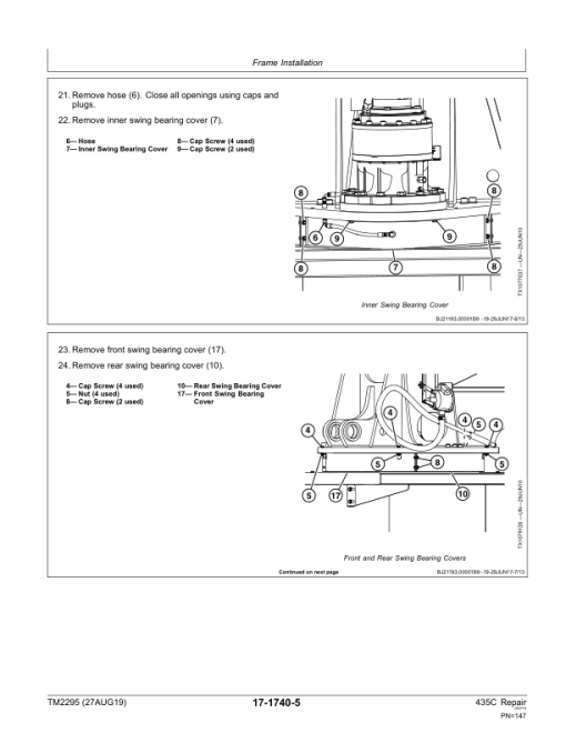 John Deere 435C Log Loader Repair Technical Manual - (TM2295) - Image 2