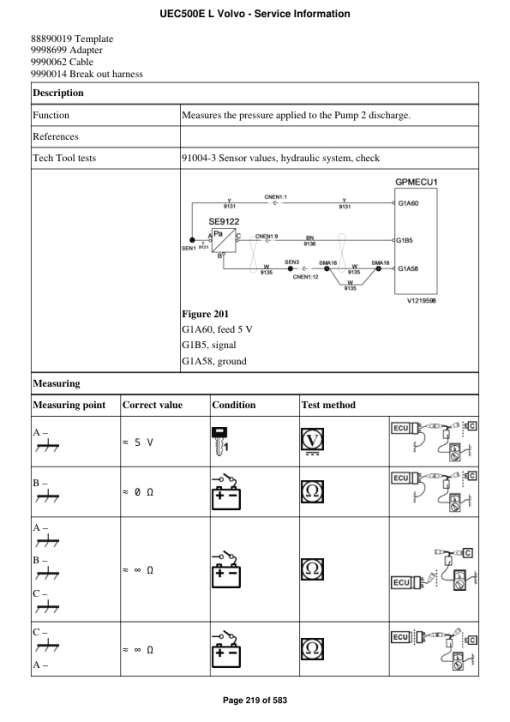 Volvo UEC500E L Excavator Repair Service Manual - Image 4