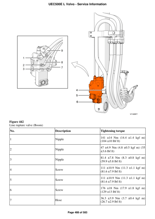 Volvo UEC500E L Excavator Repair Service Manual - Image 5