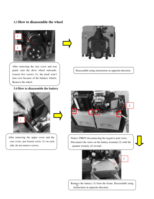 Utilev UT 1.5 WE Pallet Truck A378 Series Repair Manual - Image 5