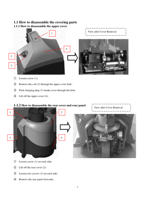 Utilev UT 1.5 WE Pallet Truck A956 Series Repair Manual - Image 5