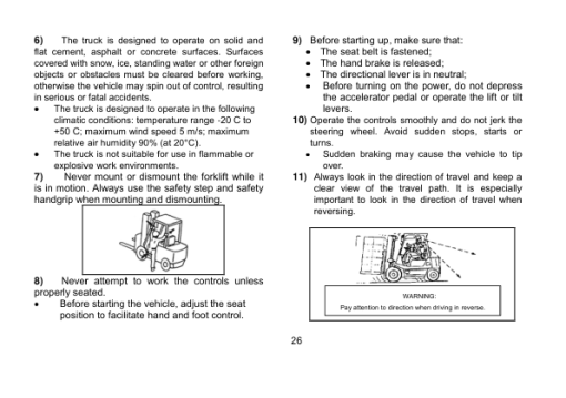 Utilev UT13-20PTE Forklift A370 Series Repair Manual - Image 5