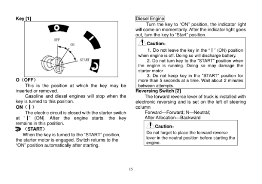 Utilev UT15-18P Forklift A266 Series Repair Manual - Image 2