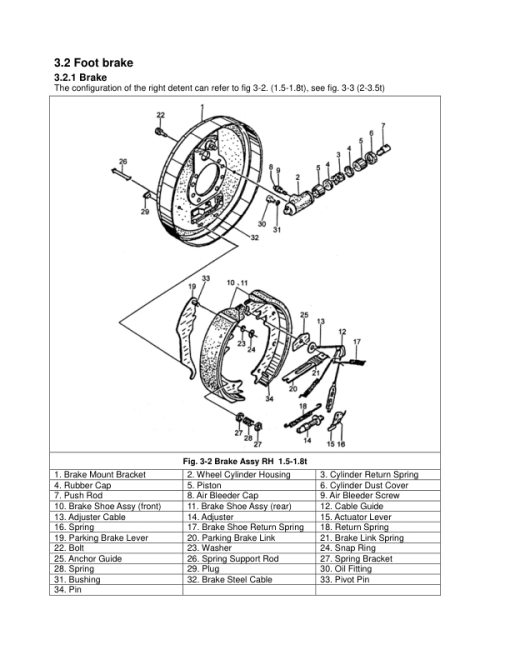 Utilev UT15-25PFE Forklift A374 Series Repair Manual - Image 3