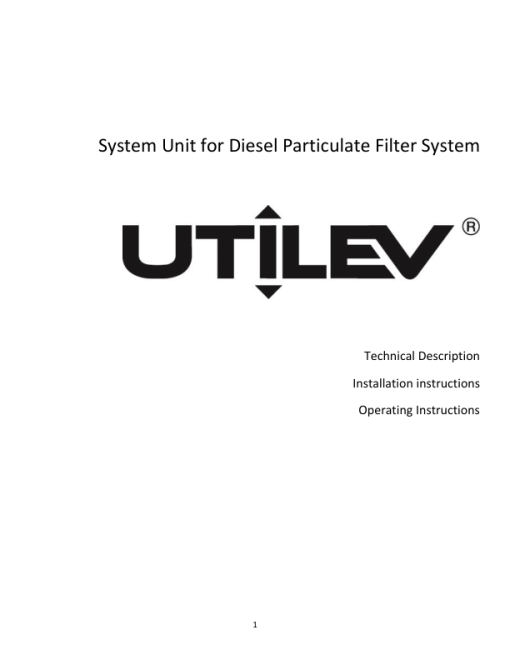 Utilev UT20-25P, UT30-35P Forklift A281 Series Repair Manual