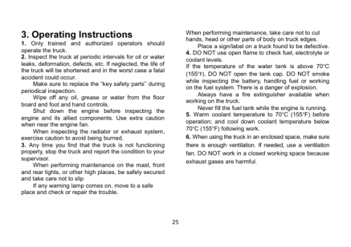 Utilev UT20-32C Forklift A279 Series Repair Manual - Image 6