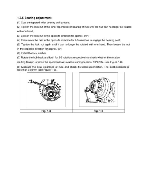 Utilev UT30-35PFE Forklift A396 Series Repair Manual - Image 2