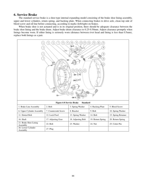 Utilev UT80-100P Forklift A253 Series Repair Manual - Image 3