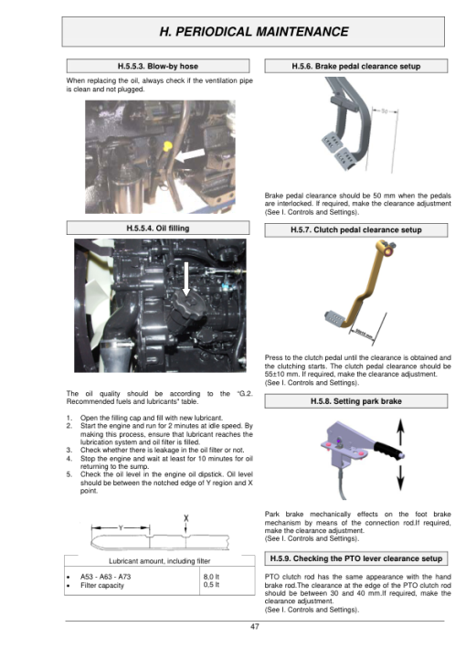 Valtra A53, A63, A73 Compact & Orchard Tractors Repair Manual - Image 4