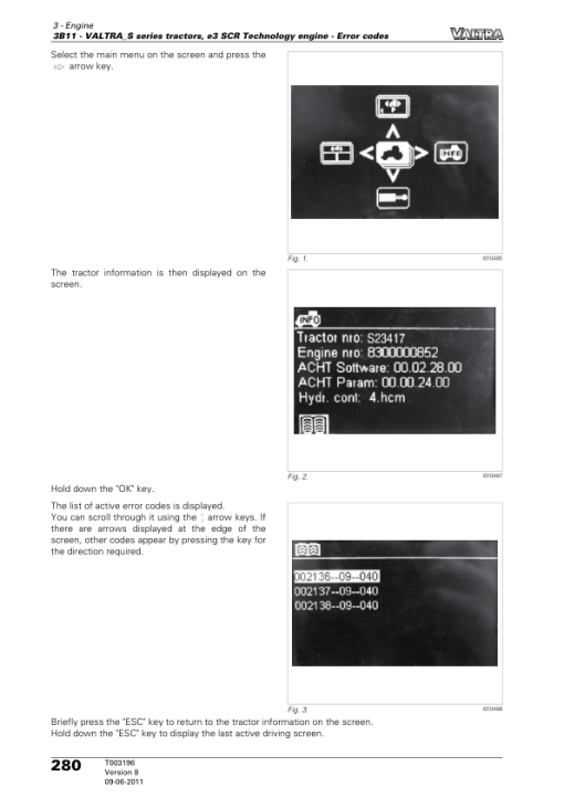 Valtra S232, S262, S292, S322, S352 (S Series & S3 Series) Tractors Repair Manual - Image 4