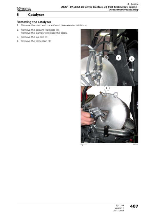 Valtra S232, S262, S292, S322, S352 (S Series & S3 Series) Tractors Repair Manual - Image 5