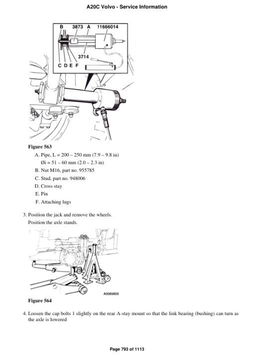 Volvo A20C Articulated Dump Truck Repair Service Manual - Image 3