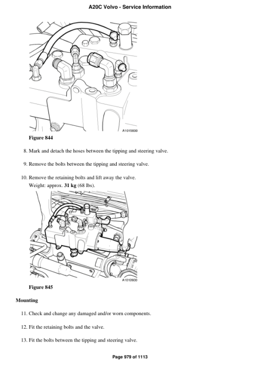 Volvo A20C Articulated Dump Truck Repair Service Manual - Image 5