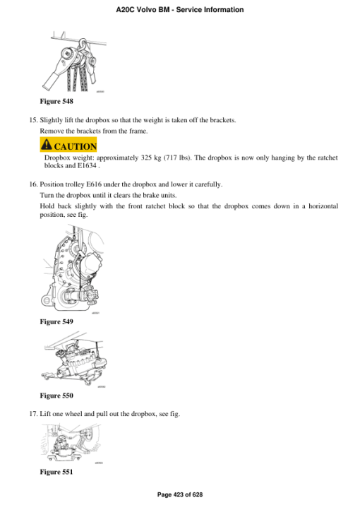 Volvo A20C BM Articulated Dump Truck Repair Service Manual - Image 3