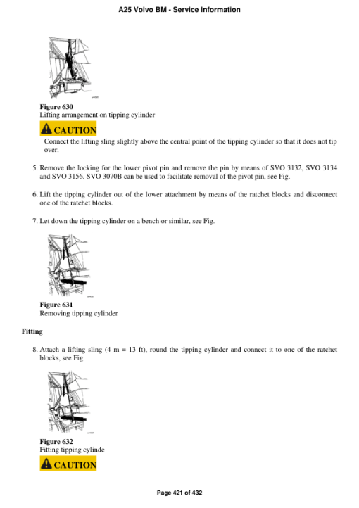 Volvo A25 BM Articulated Dump Truck Repair Service Manual - Image 5