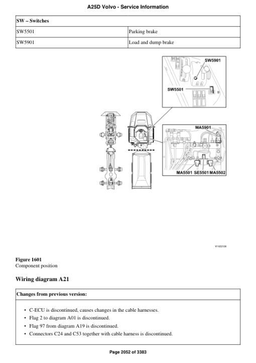 Volvo A25D Articulated Dump Truck Repair Service Manual - Image 2