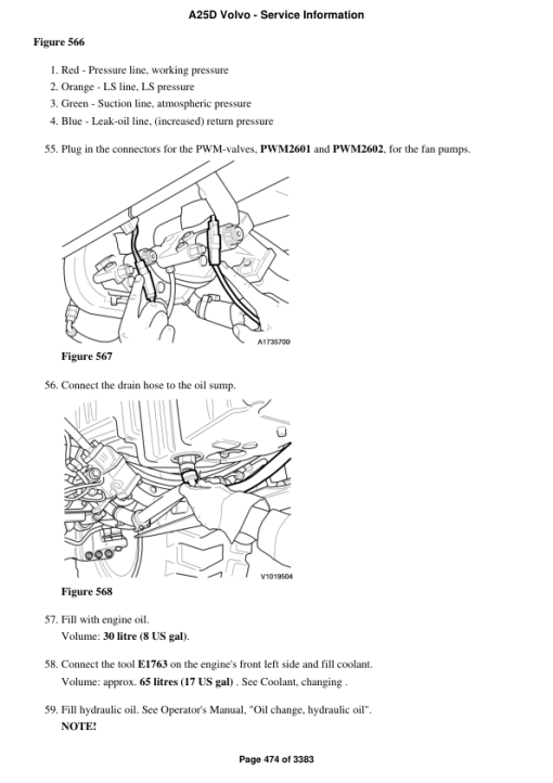 Volvo A25D Articulated Dump Truck Repair Service Manual - Image 4