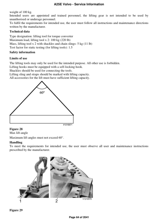 Volvo A25E Articulated Dump Truck Repair Service Manual - Image 4