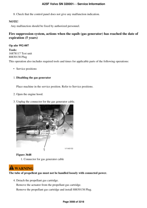 Volvo A25F Articulated Dump Truck Repair Service Manual (SN after 320001 -) - Image 5