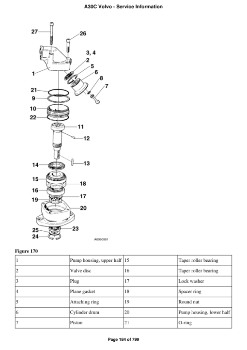 Volvo A30C Articulated Dump Truck Repair Service Manual - Image 2