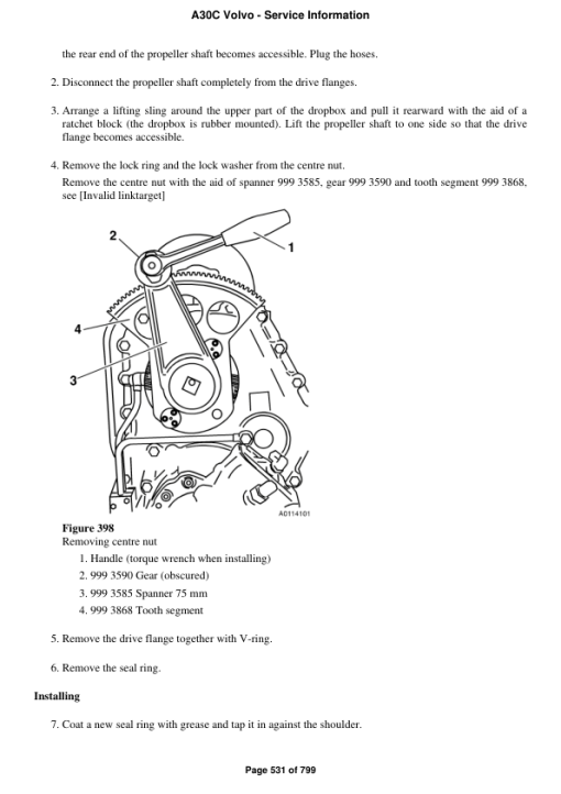 Volvo A30C Articulated Dump Truck Repair Service Manual - Image 3