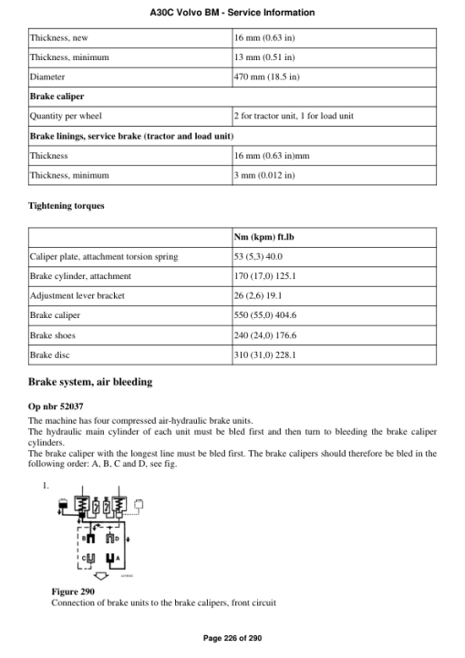 Volvo A30C BM Articulated Dump Truck Repair Service Manual - Image 3