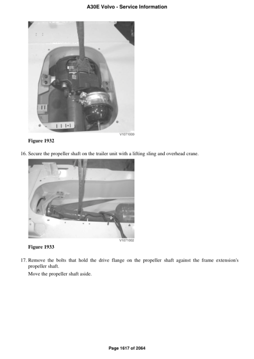 Volvo A30E Articulated Dump Truck Repair Service Manual - Image 3