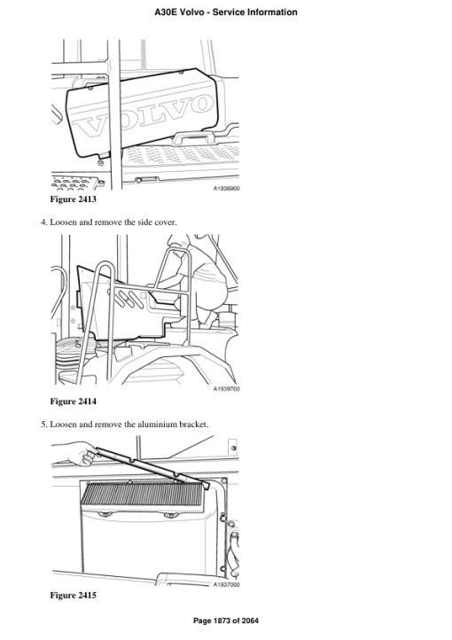 Volvo A30E Articulated Dump Truck Repair Service Manual - Image 4