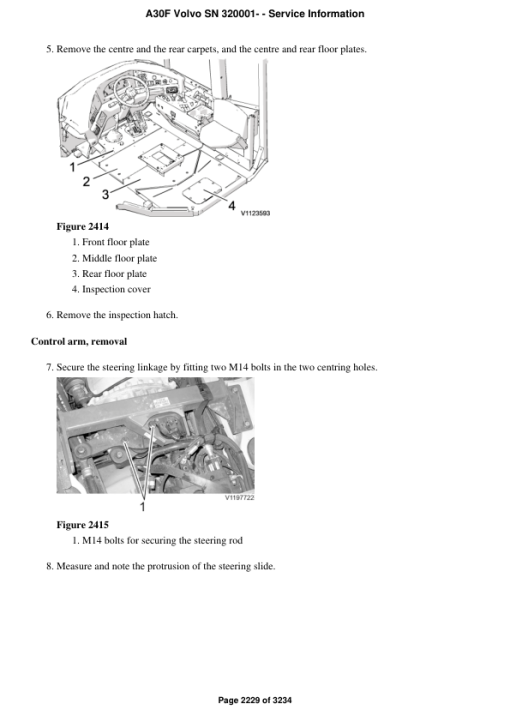 Volvo A30F Articulated Dump Truck Repair Service Manual (SN after 320001 -) - Image 3