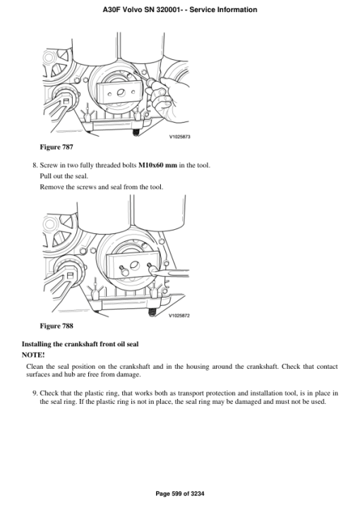 Volvo A30F Articulated Dump Truck Repair Service Manual (SN after 320001 -) - Image 5