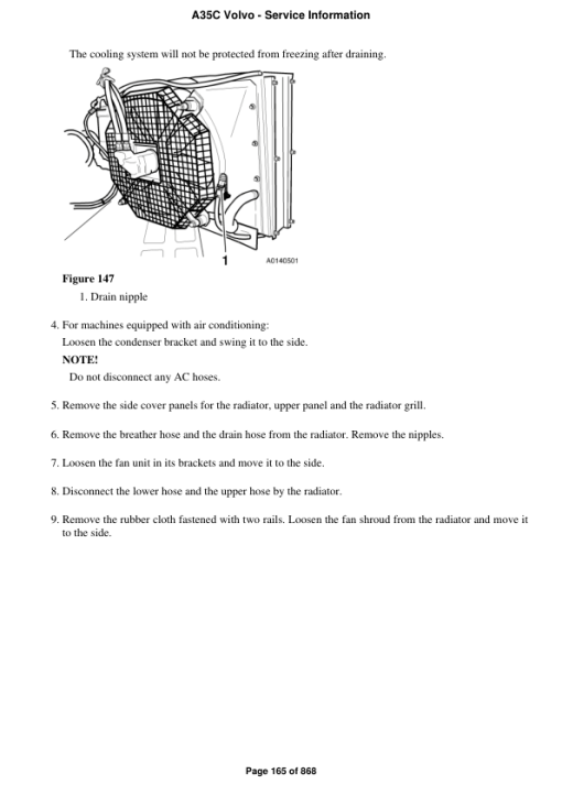 Volvo A35C Articulated Dump Truck Repair Service Manual - Image 3