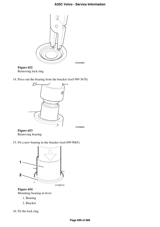 Volvo A35C Articulated Dump Truck Repair Service Manual - Image 4