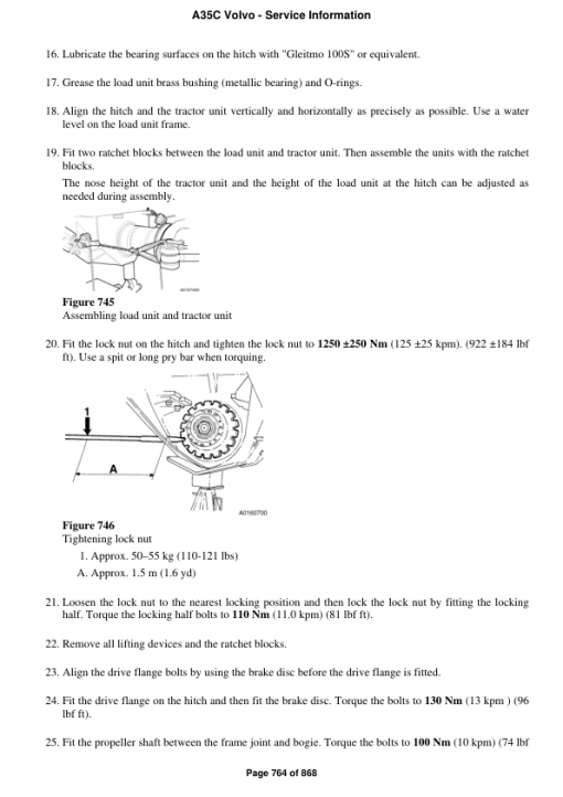 Volvo A35C Articulated Dump Truck Repair Service Manual - Image 5