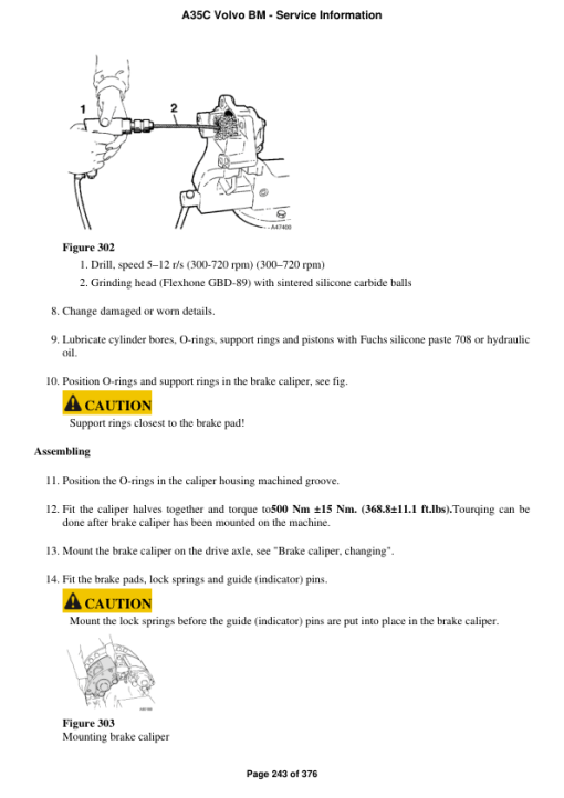 Volvo A35C BM Articulated Dump Truck Repair Service Manual - Image 3