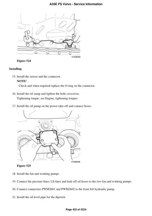 Volvo A35E FS Articulated Dump Truck Repair Service Manual - Image 4